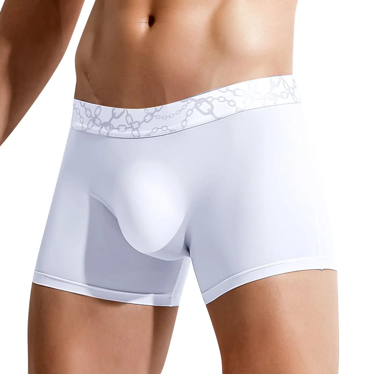 Men's Soft Fabric Sexy Underwear Low Waisted Fashionable Sexy Comfortable Breathable Flat Angle Underwear Japanese Man Underwear