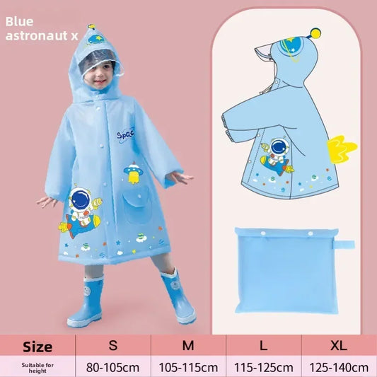 Cartoon raincoats, girls' and boys' raincoats