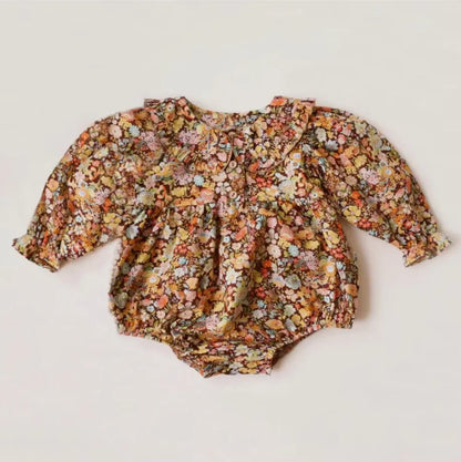 Baby Girl Clothes For 0-2Y Spring Soft Cotton Newborn Baby Girl Long Sleeves Romper Fashion Infant Clothing