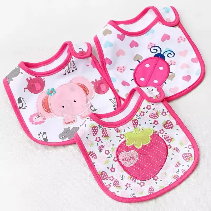 Sales Cotton Baby Bibs Waterproof Infant Bibs(send By Boys' or Girls')