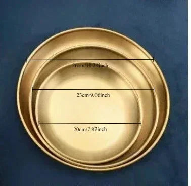 High Quality Gold Silver Tray Stainless Steel Dining Disc Round Bone Spitting Dishes Fruit Meat Dessert Plate Kitchen Tableware
