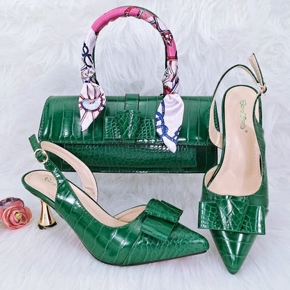 Matching Women Shoe and Bag Set HFG1-16