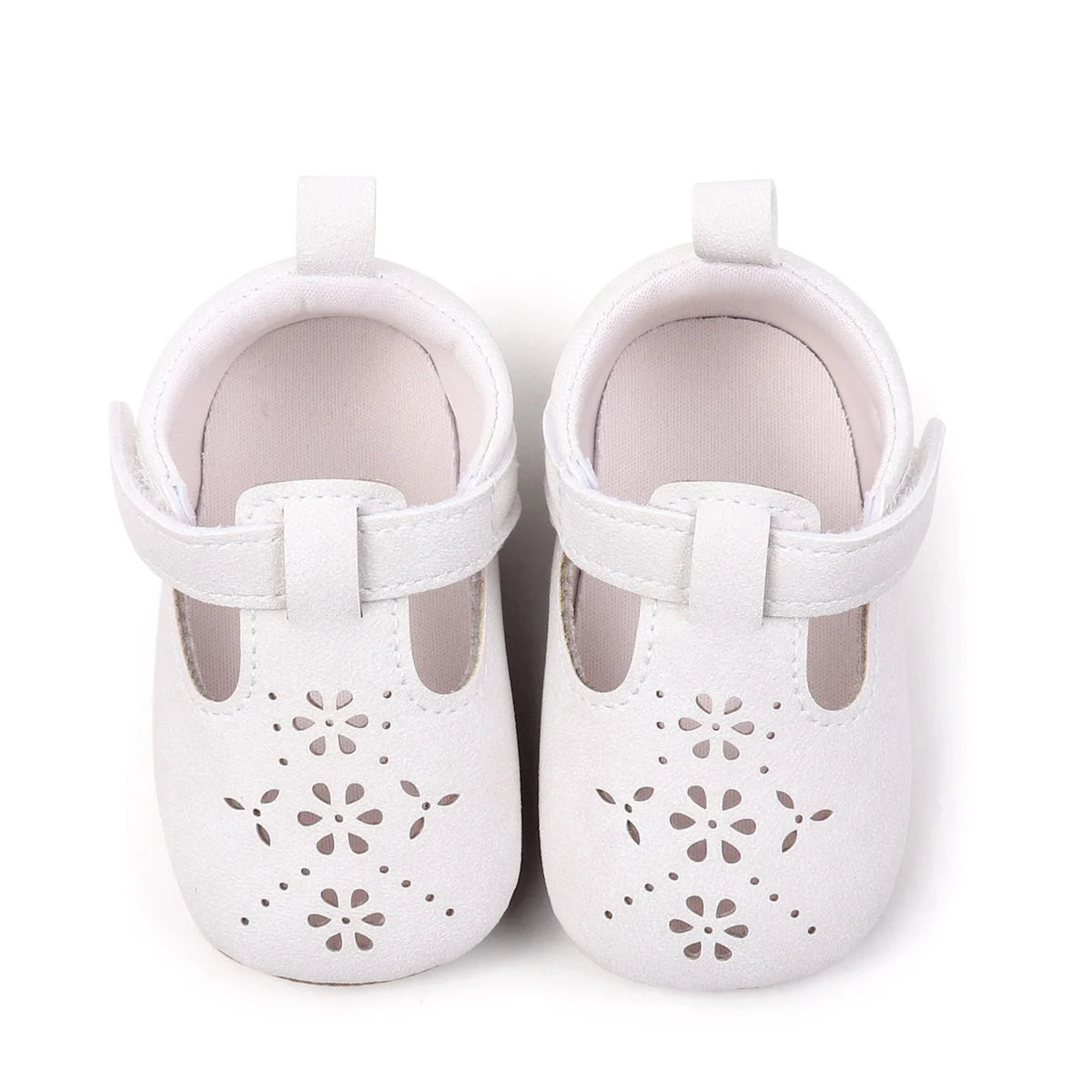 Baby Shoes For Boys And Girls, New Style, 0-1 Year Old, Hollow Out Rubber Sole, Anti-slip And Breathable Learning