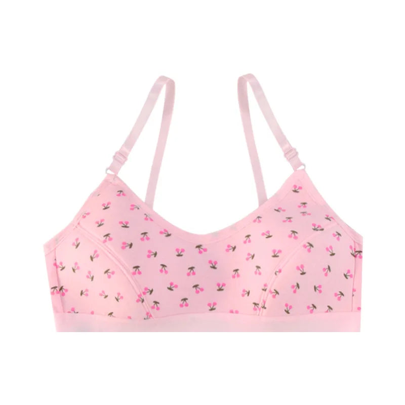 Teenage Girls Underwear 3PCS Developmental Small Undershirt Female Big Boy Elementary School Students Cotton 10-13 Years Old Bra