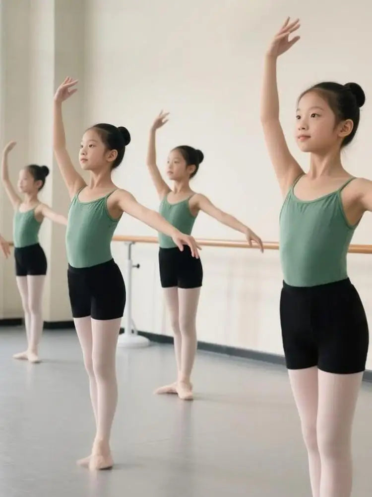 Girls Ballet Shorts Dance Booty Shorts Rhumba Yoga Summer Dancewear for Kids Children Toddler