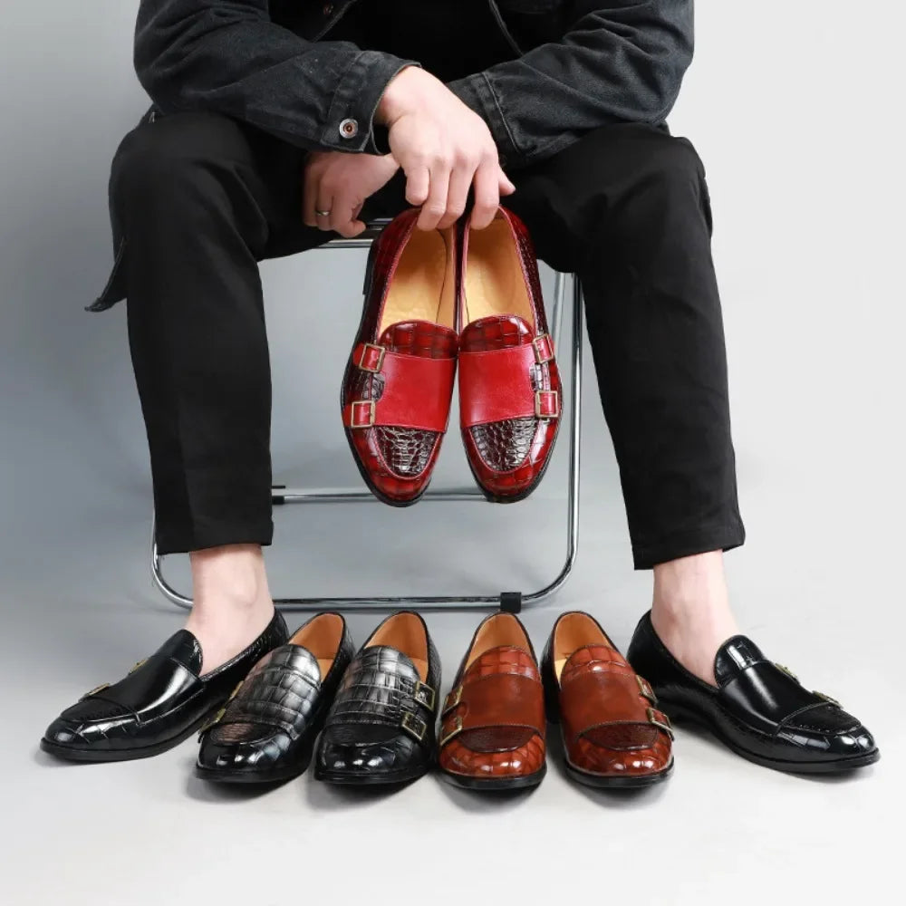 Mens Dress Shoes Fashion Men's Leather Shoes Oversized Shoes for Men Loafers Shoe Zapatos Para Hombre Zapatos De Vestir Hombre