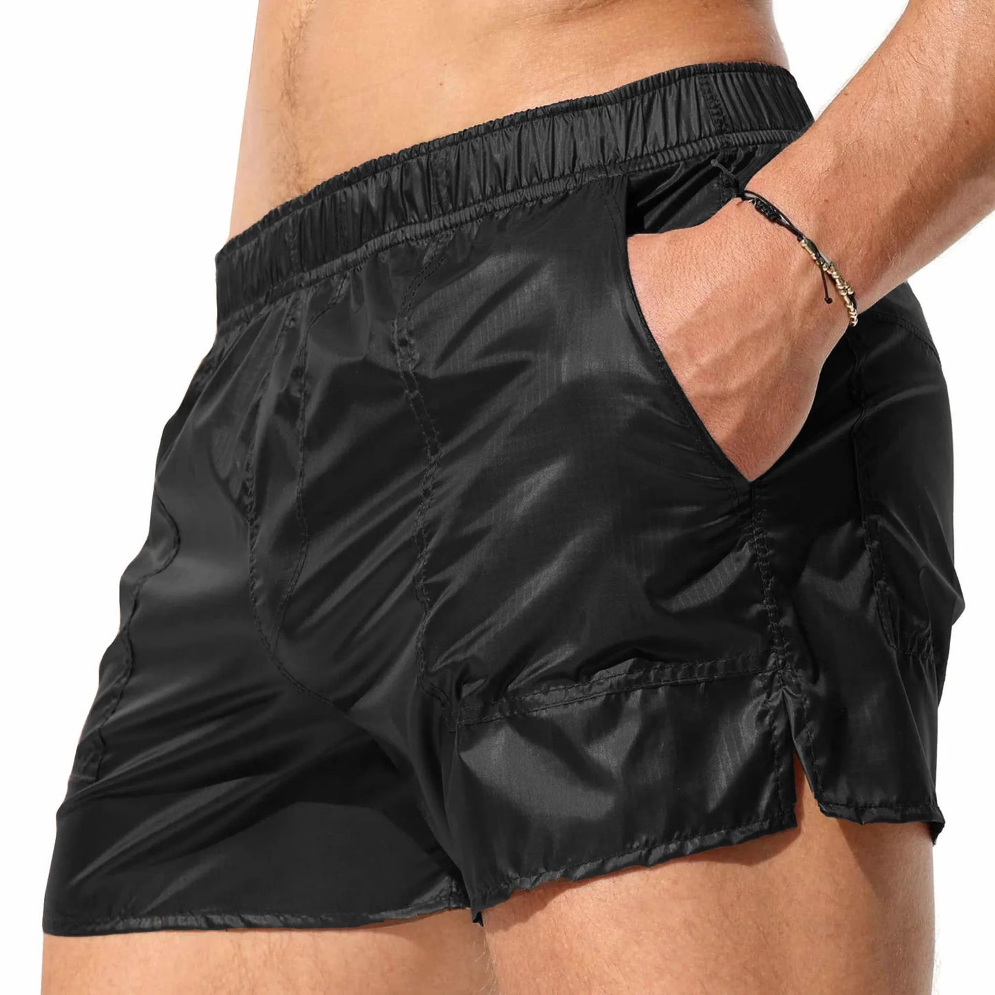 Men's Summer Sexy Swimwear Swimsuit Swimming Trunks Transparent Sunga Mens Swim Briefs Beach Shorts Mayo Sungas De Praia Homens
