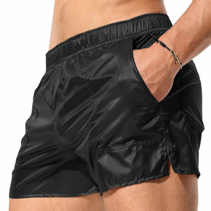 Men's Summer Sexy Swimwear Swimsuit Swimming Trunks Transparent Sunga Mens Swim Briefs Beach Shorts Mayo Sungas De Praia Homens