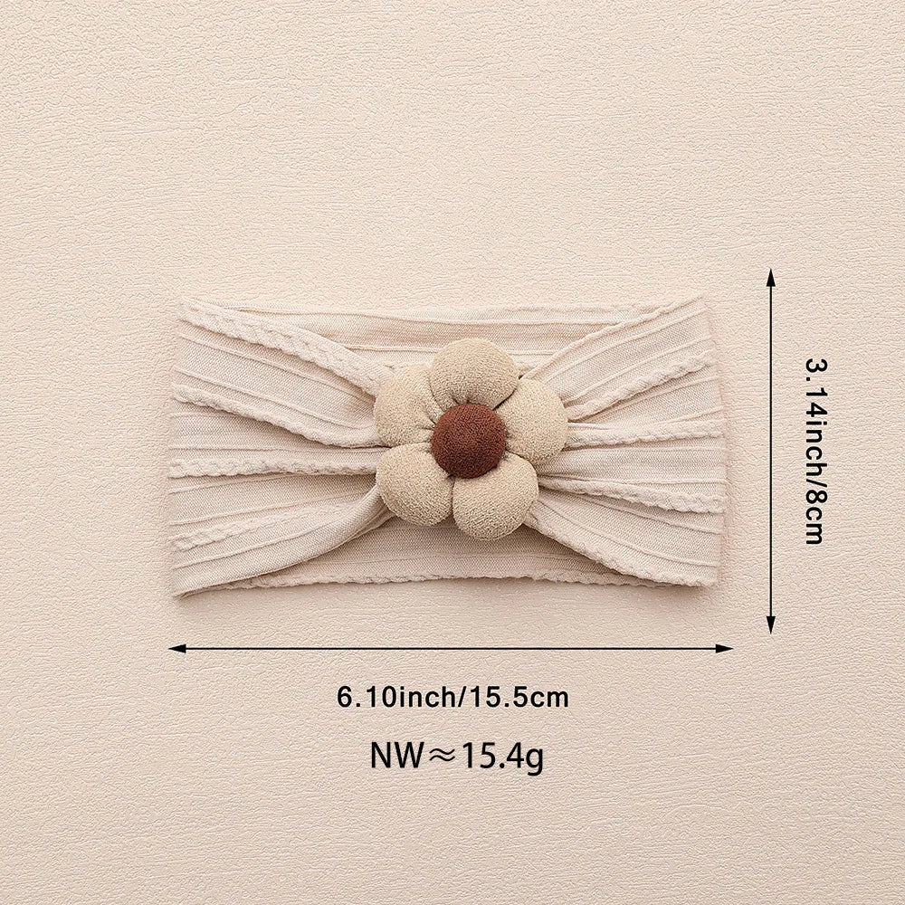 Girls Item Baby Girl Baby Headbands Hair Accessories Nylon Turban for Newborn Headwear Flower Kids Headbands Children Hairbands