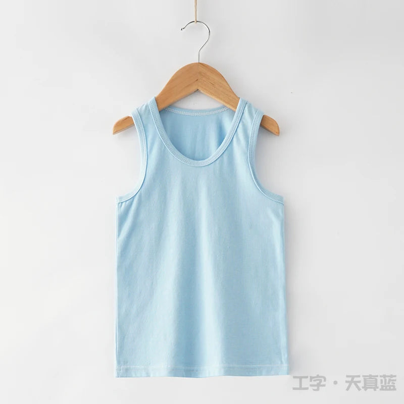 Undershirts for Girls Toddler 2 to 3 4 5 6 7 8 9 Years Summer Boys Underwear Vest Kids Camisoles Children Boy Tanks Infant Top