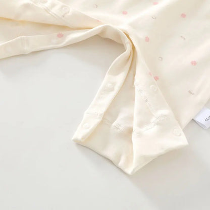 0-3Y Newborn Underwear 2Pcs Sets New Spring Infant Girls Boys Pure Cotton Sleepwear High Waist Pants Soft Baby Pajamas Clothes