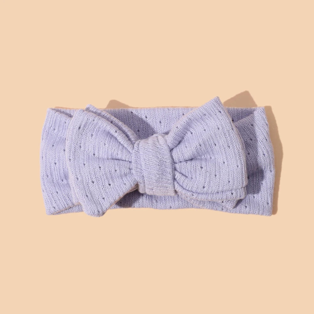 Baby Girl Hair Accessorie Solid Elastic Bow Hair Bands for Girls Soft Comfortable Baby Headband Cute Infant Photography Props