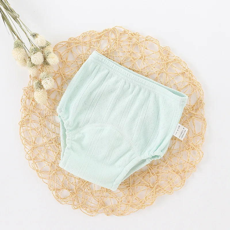 Newborn Training Pants Baby Shorts Solid Color Washable Underwear BABY Boy Girl Cloth Diapers Reusable Nappies Infant Panties
