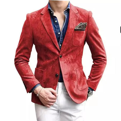 2026 Men's Coats Wool Suit Blends Wool Open Stitch Turn Down Collar Splice Single Breasted Punk Autumn Winter Jackets Streetwear