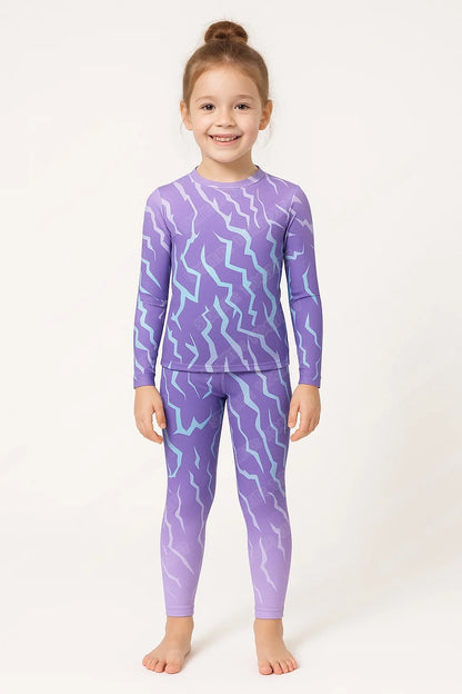 Girls Demon Pop Cosplay Devil Tattoo Pajamas Kid Pants Long Sleeve Pajamas Set Halloween Boys Girls Pajama