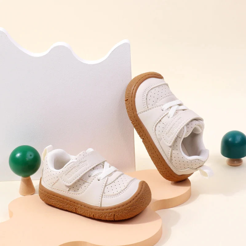 Baby Shoes High Quality Toddler 1-5 Years Rubber Sole Anti-slip Soft PU for Boys and Girls Spring and Autum Style Ooydoor BM06