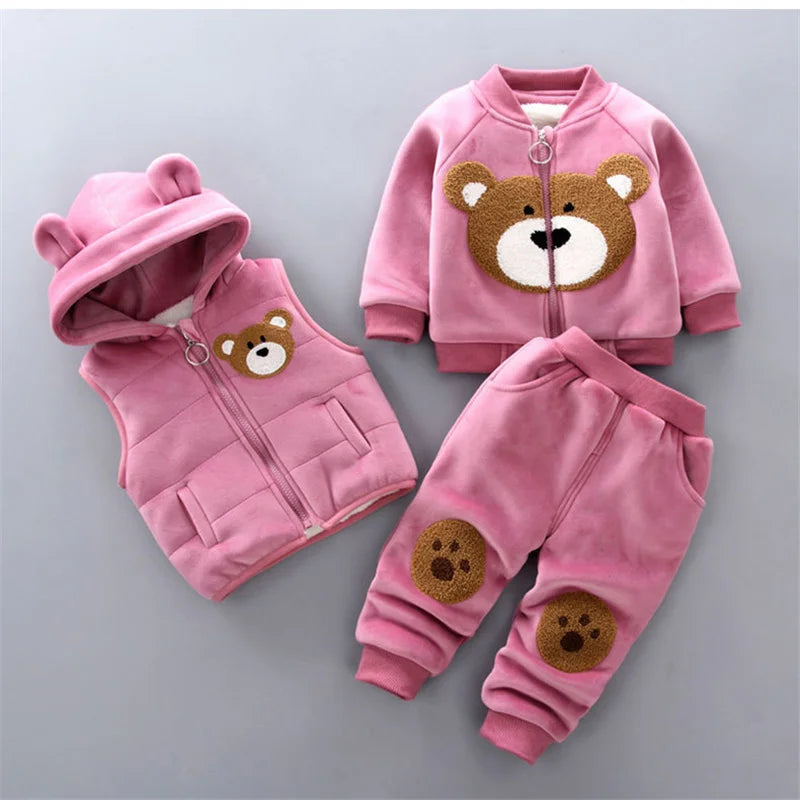 Newborn Baby Boys Clothes 2023 Autumn Baby Girls Clothes Hoodie+Pant Outfit Kids Costume Suit Infant Clothing For Baby Warm Sets