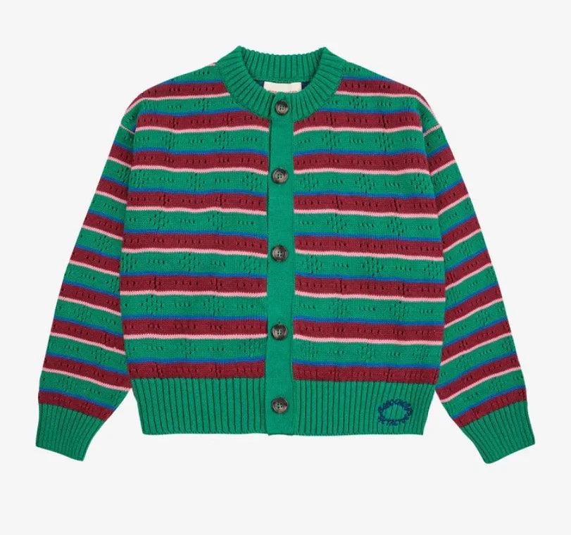 Children's Sweater 2025 Fall Autumn/Winter Girls' Cartoon Warm Cotton Color Block Pullover Vest Cardigan Boys' V-neck Knit