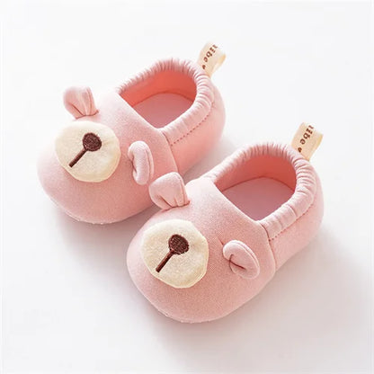 Newborn Baby Shoes For Girls Boys Cute Soft Toddler Floor Sports Infant First Walker Booties Casual Cartoon Baby Shoes Non-slip