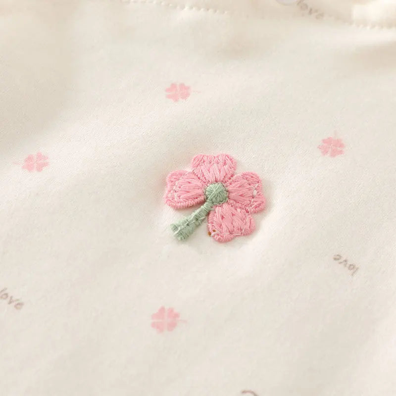 0-3Y Newborn Underwear 2Pcs Sets New Spring Infant Girls Boys Pure Cotton Sleepwear High Waist Pants Soft Baby Pajamas Clothes