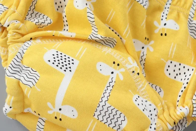 Baby Training Pants Cotton Cloth 6 Layers Cloth Baby Diapers Breathable Reusable Washable Children Underwear Cloth Diapers