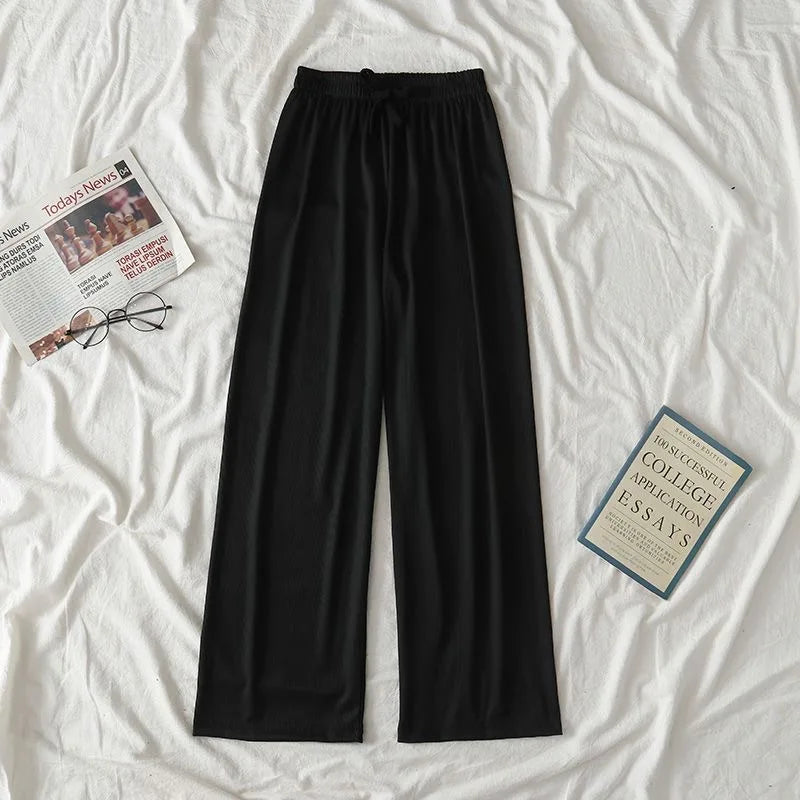 Teenagers Summer Girls Clothing Sets New Fashion Top And Wide Legged Pants 2Pcs Outfits Kids Tracksuit 6-14 Years Kids Clothes