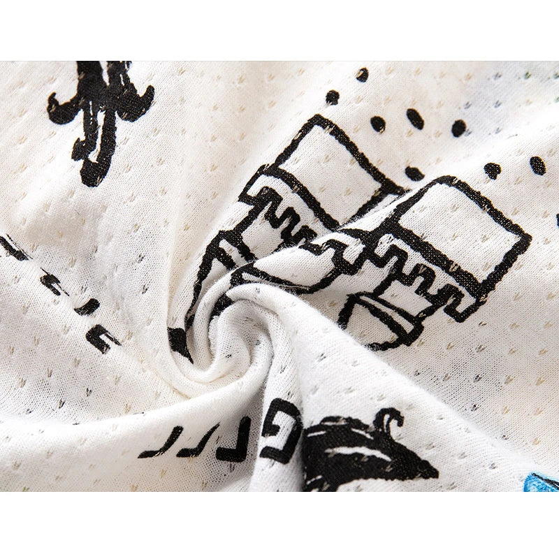 Girls Pajamas Sets 0 to 1 2 3 4 5 6 7 8 9 Years Cute Cat Print 100% Cotton Cartoon Boys Pyjamas Dino Kids Children Home Clothing