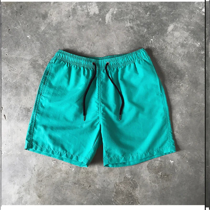 Men's Beach Pants Casual Five-Panel Shorts Fashion Trendy Outerwear Loose Fit Waterproof Surfing Swimming Trunks