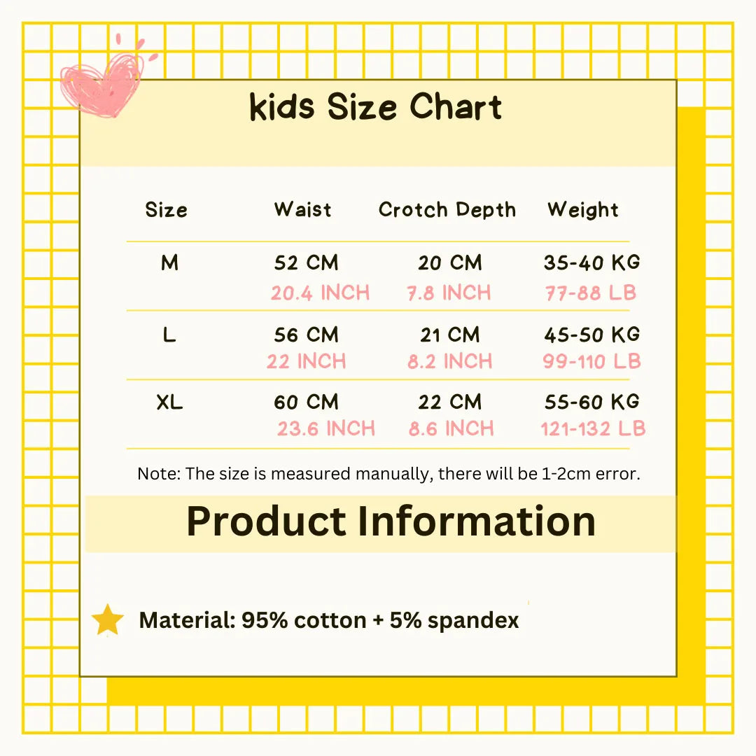 5-Piece Teenage Girls Underwear Cotton Soft Panties For Mature Girls Solid Teen Girls Briefs Adolescent Children Underwear