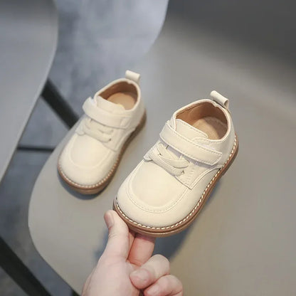 Baby Boys Leather Shoes Spring Autumn Kids Casual Shoes Comfortable British Style Children Birthday Party Shoes Size 15-30