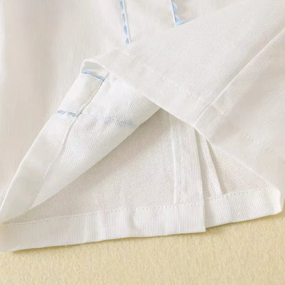 Spanish Toddlers Clothing Baby Boys Clothes Boutique Sets Outfit White Shirt Short 2pcs Plaid Pants Children Costume Kids Casual