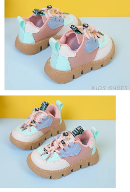 Baby Shoes 2026 New Fashion Casual Girls Boys Sneakers Lace Up Comfortable Breathable Tenis Shoes for Infant Walking Kids Shoes