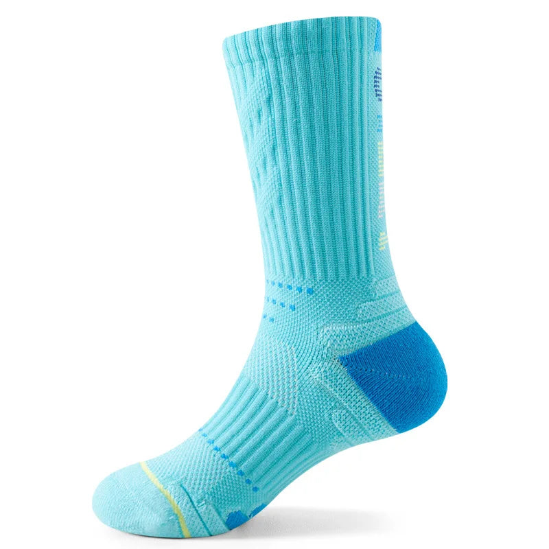 Professional Children's Sports Socks Boys Basketball Socks Outdoor Football Sock Hiking Sports Socks for Girls 5-14 Years