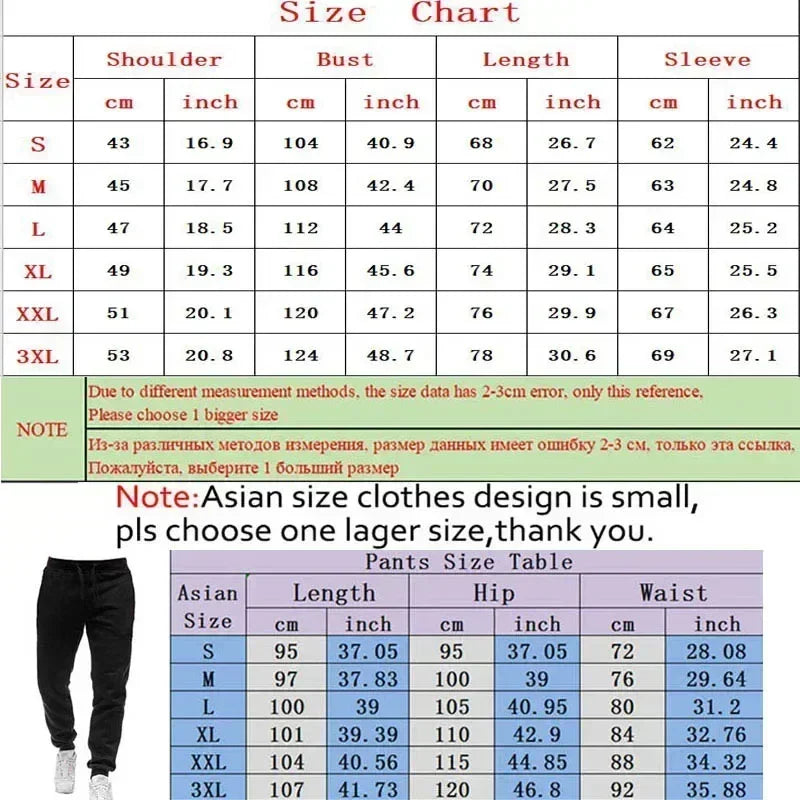 Men's two-piece suit, a fashionable and comfortable casual sportswear for daily wear, consisting of a jacket and trousers, suita