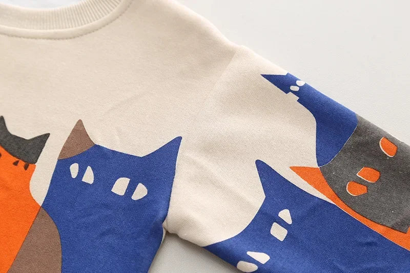 Spring Baby Boy Clothes 18 to 24 Months Cartoon Casual Long Sleeve Boys Sets T-shirts and Pants Boys Outfit  Kids Essentials