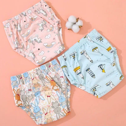 Infant Baby Training Pant Washable Reusable Cotton Diaper for Toddler Baby Boy Girl Spring Summer Breathable Diaper 8-20KG Nappy