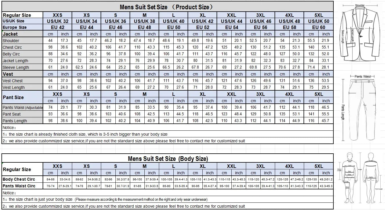 ( Jacket + Vest + Pants )Suits for Mens 2024 Casual Business Suit High-end Social Formal Suit 3 Pcs Set Groom Wedding Men