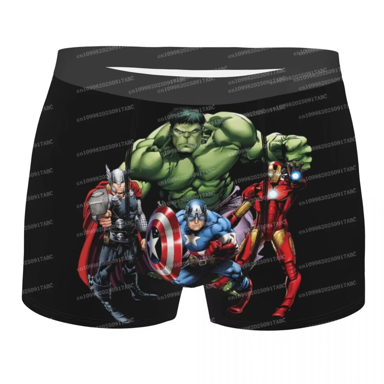 Men Underpants Funny Iron Man Marvel Film Boxers Shorts Panties Women Underpants Breathable Briefs Underwear Shorts Boxer Briefs
