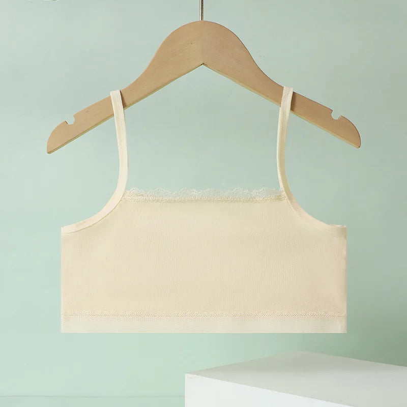 Undershirt Bra Girls Cotton Kids Clothes Gopia Tight for Girls Underwear White Top Girl Summer Tops for Children Crop Vest Dress