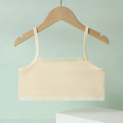 Undershirt Bra Girls Cotton Kids Clothes Gopia Tight for Girls Underwear White Top Girl Summer Tops for Children Crop Vest Dress