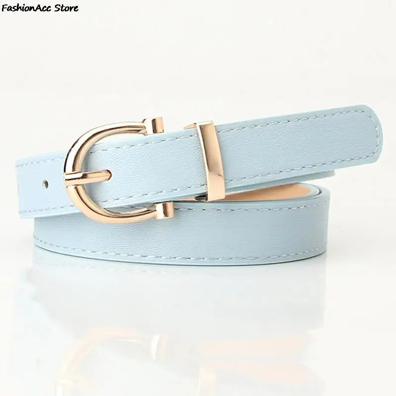 Leather Female Belt Strap Black Brown Green Women Belts Ladies Dress Belt Girls Pants Jean Waist Belt