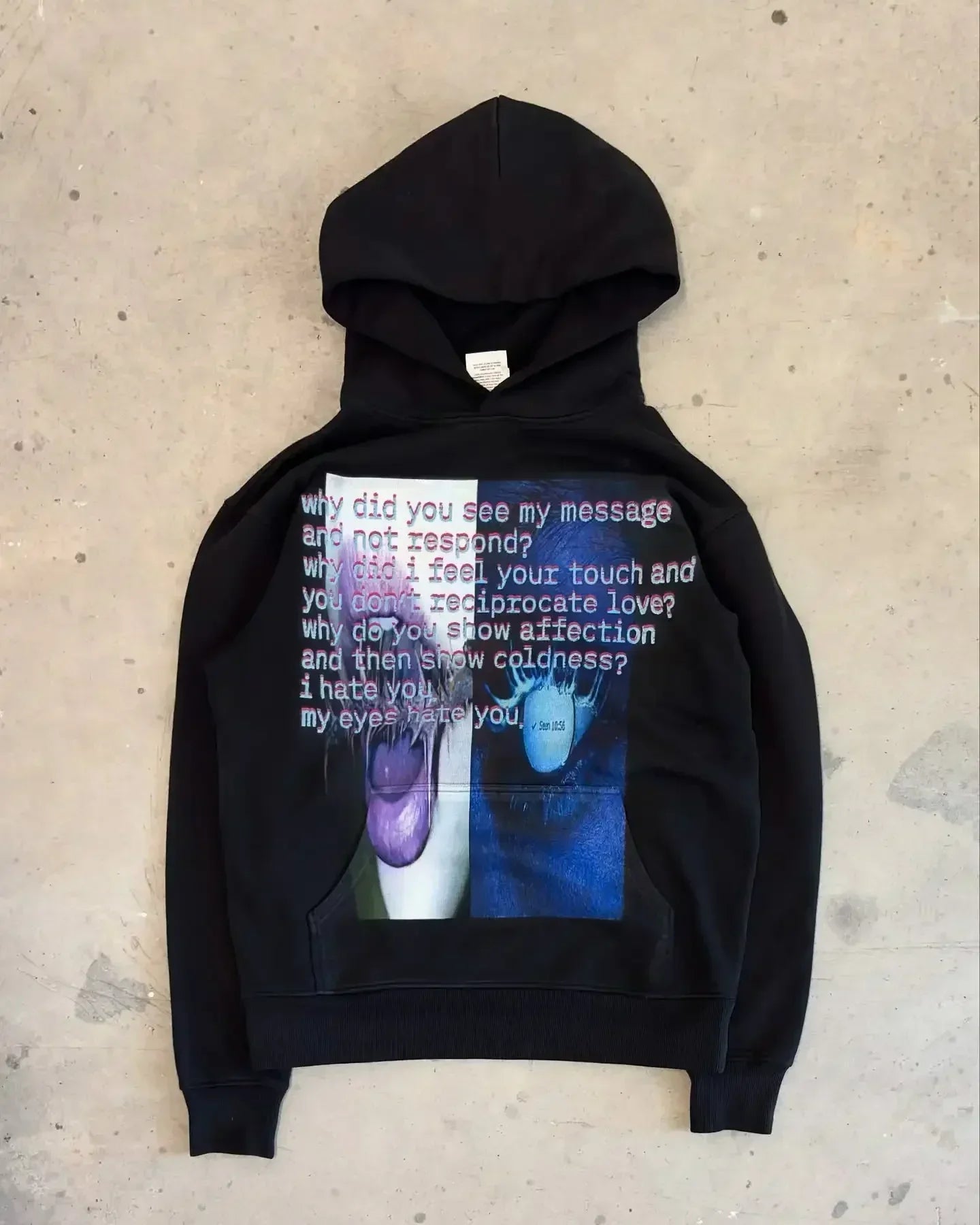 Hip Hop Y2k Portada 837 Hoodies Women Streetwear Sweatshirt Tops Harajuku Casual Goth Oversized Hoodie Men Clothing