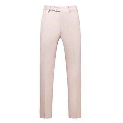 Men Dress Pants Solid Color Slim Fit Business Casual Office Wedding Formal Trousers High Quality Men Clothing Suit Pants 29-40