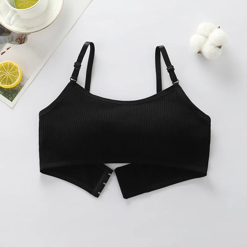 8-16 Years Teens Seamless Sport Underwear Teenage No Underwire Training Bras Girl's Sport Bras School Girl Soft Small Size Bra