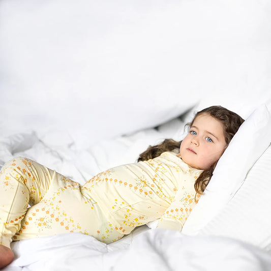 Ali Plus SS25 floral vintage pajama boys green floral girls salmon floral baby boys and girls and nightgown