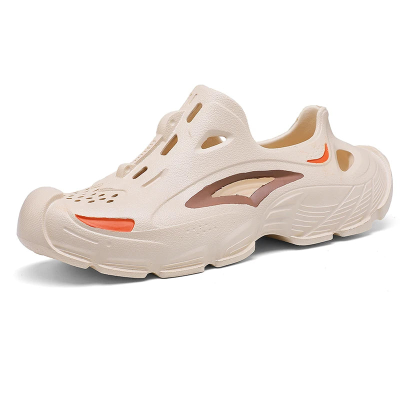 Men's 2025 Summer Outdoor Wear Non-Slip, Anti-Odor Breathable Sandals Wading Beach Sports All-Inclusive Sandals and Slippers