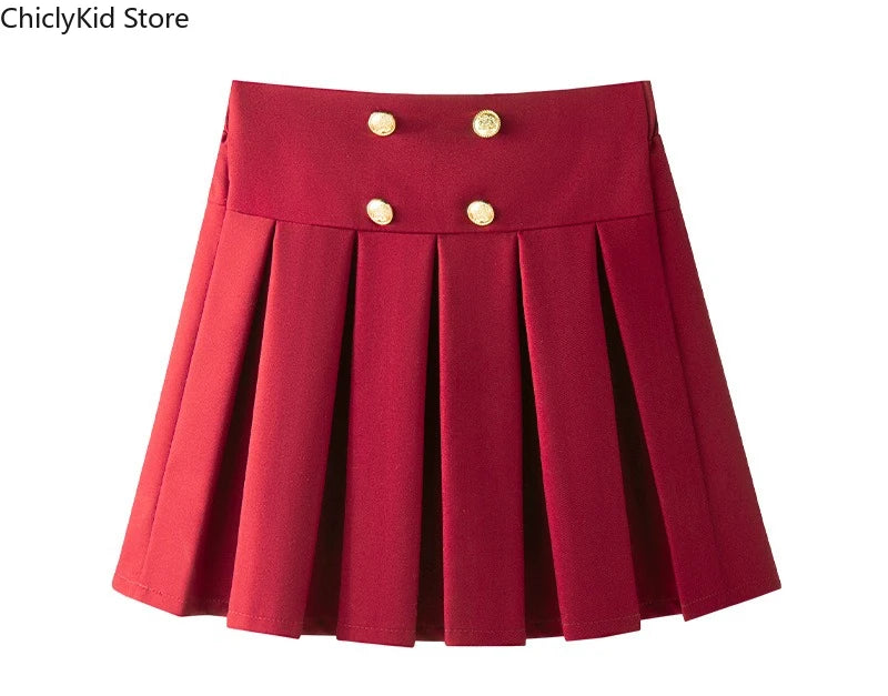 Girls Short Sleeve Blouse Skirt Boys British Shirt Shorts Children Kindergarten Students Summer Clothes Sets Kids School Uniform
