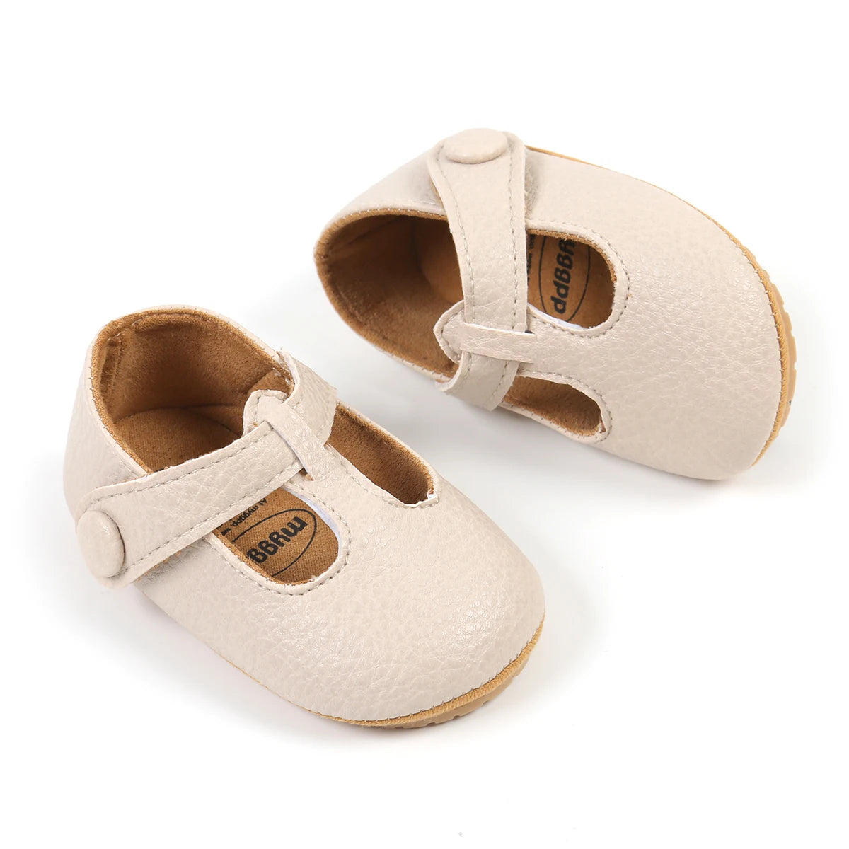 Baby Boys Girls Shoes Infant Leather Rubber Sole Anti-slip Toddler First Walkers Crib Shoes Newborn Girl Princess