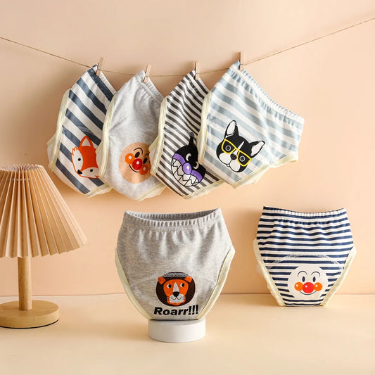 8 Layer Waterproof Reusable Cotton Baby Training Pants Infant Shorts Underwear Cloths Baby Diaper Nappies Panties Nappy Changin