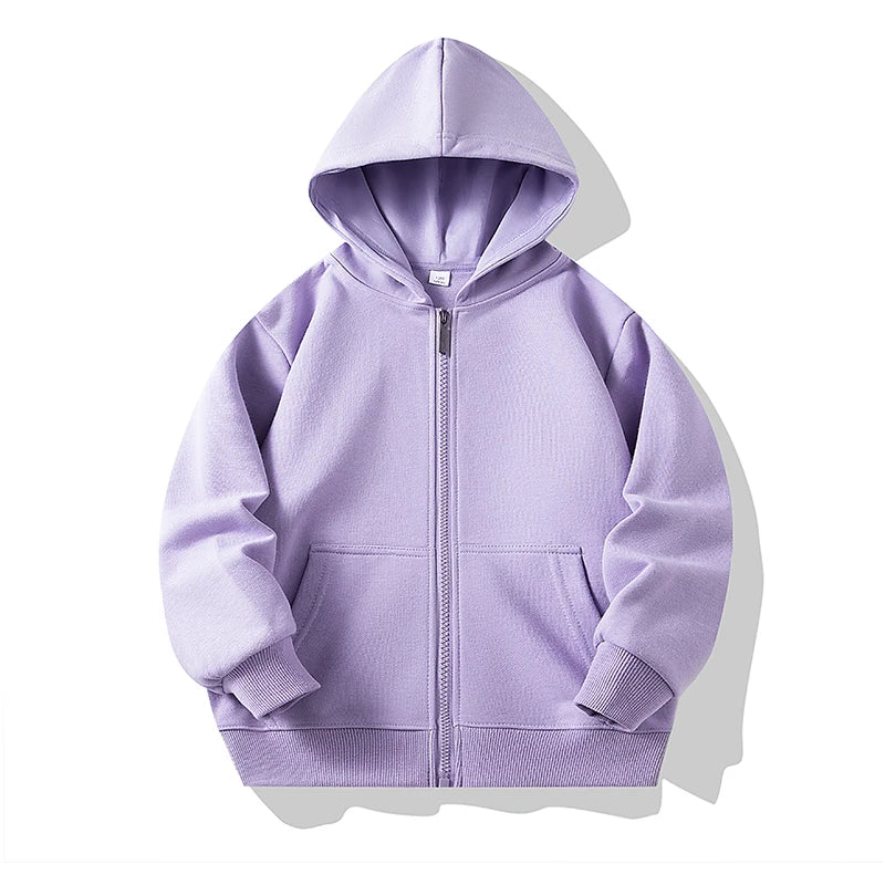 Kids Hoodies Boys Girls Children Sweatshirt Clothes Child Zipper Hoodie Customize Kid Casual Wear Outerwear Hoody Sportswear